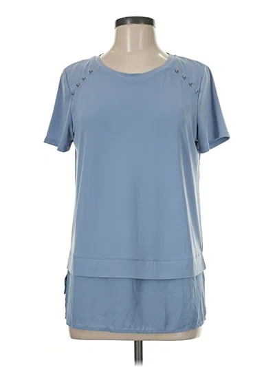 Pre-owned Ivanka Trump Active T-shirt In Blue