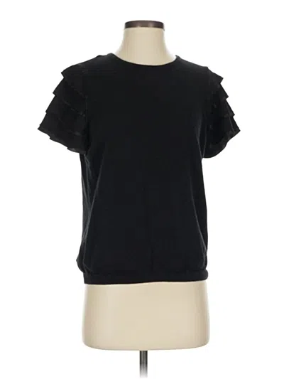 Pre-owned Ivanka Trump Cardigan Sweater In Black