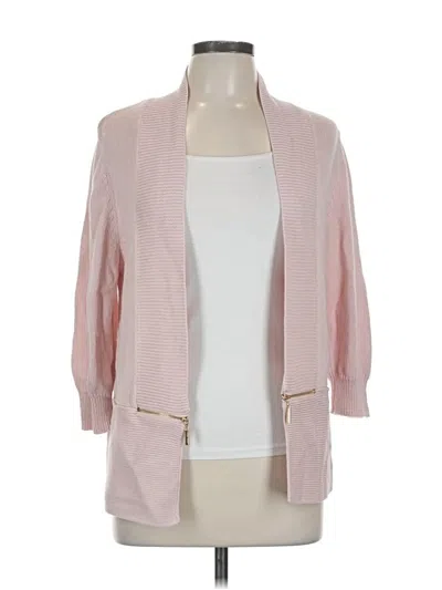 Pre-owned Ivanka Trump Cardigan Sweater In Pink