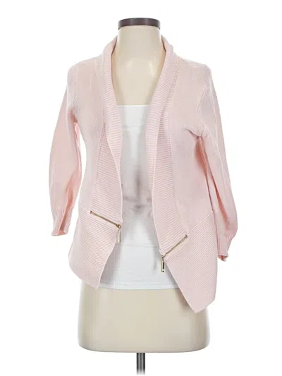 Pre-owned Ivanka Trump Cardigan Sweater In Pink