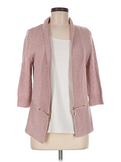 Pre-owned Ivanka Trump Cardigan Sweater In Pink