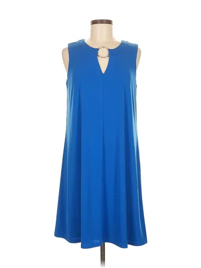 Pre-owned Ivanka Trump Casual Dress In Blue