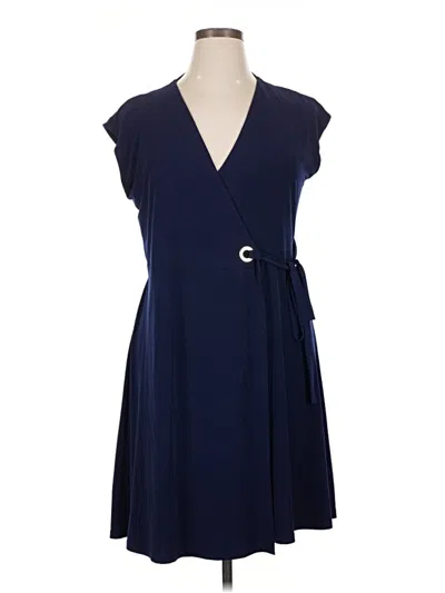Pre-owned Ivanka Trump Casual Dress In Blue