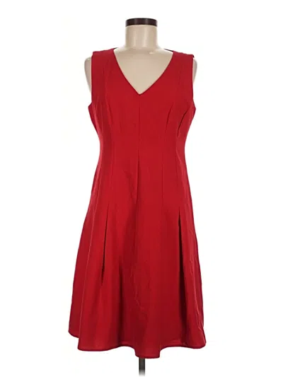 Pre-owned Ivanka Trump Casual Dress In Red