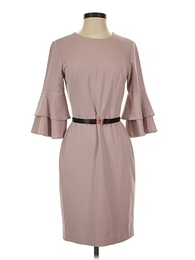 Pre-owned Ivanka Trump Casual Dress In Tan