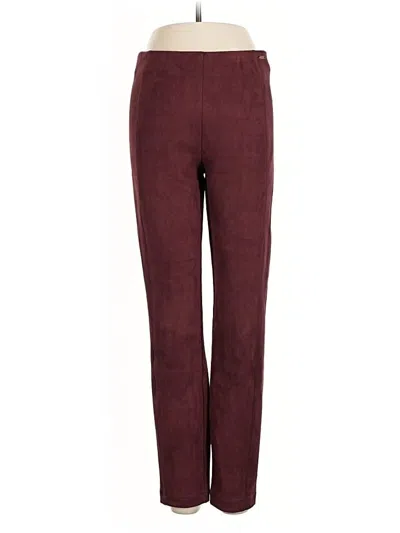 Pre-owned Ivanka Trump Casual Pants In Burgundy