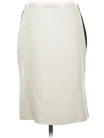 Pre-owned Ivanka Trump Casual Skirt In Ivory