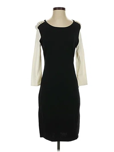 Pre-owned Ivanka Trump Cocktail Dress In Black