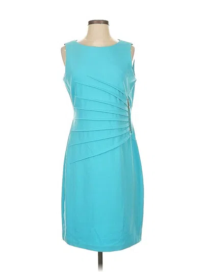 Pre-owned Ivanka Trump Cocktail Dress In Blue