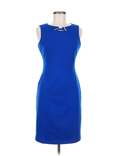 Pre-owned Ivanka Trump Cocktail Dress In Blue