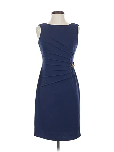 Pre-owned Ivanka Trump Cocktail Dress In Blue