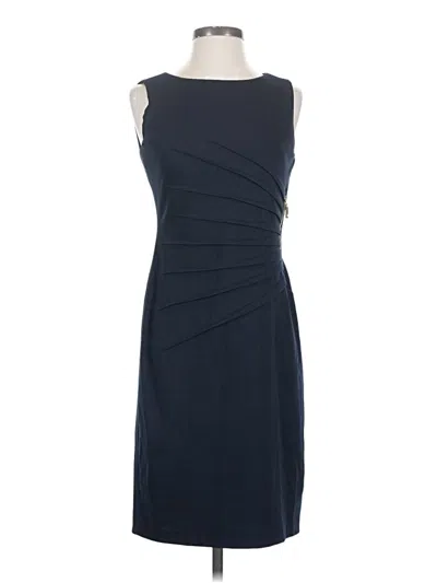 Pre-owned Ivanka Trump Cocktail Dress In Blue