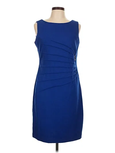 Pre-owned Ivanka Trump Cocktail Dress In Blue