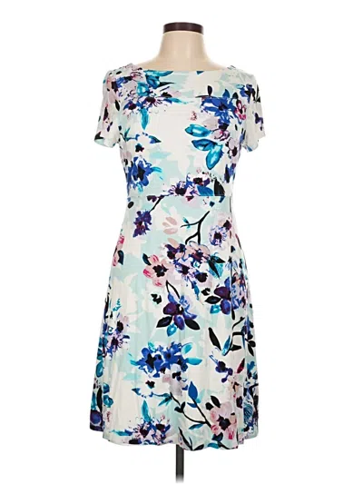 Pre-owned Ivanka Trump Cocktail Dress In Blue