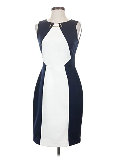 Pre-owned Ivanka Trump Cocktail Dress In Blue