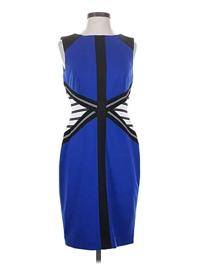 Pre-owned Ivanka Trump Cocktail Dress In Blue
