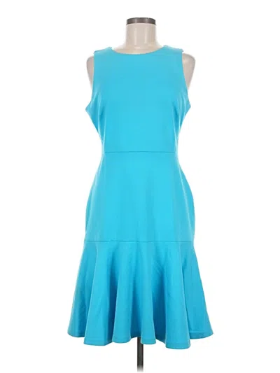Pre-owned Ivanka Trump Cocktail Dress In Blue