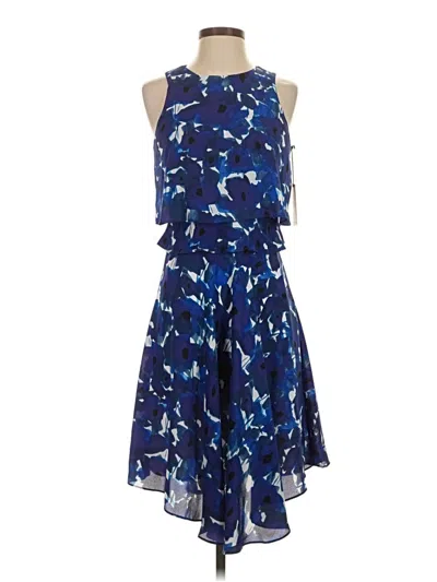 Pre-owned Ivanka Trump Cocktail Dress In Blue