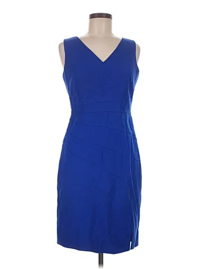 Pre-owned Ivanka Trump Cocktail Dress In Blue