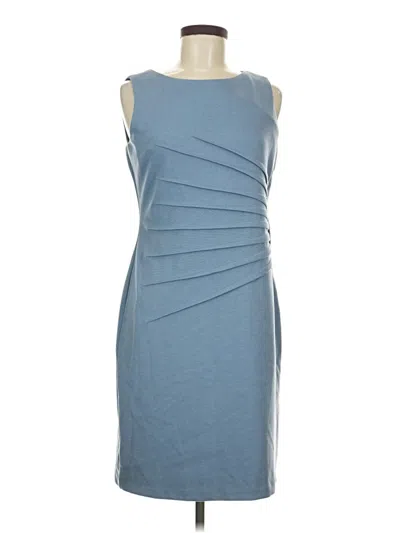 Pre-owned Ivanka Trump Cocktail Dress In Blue