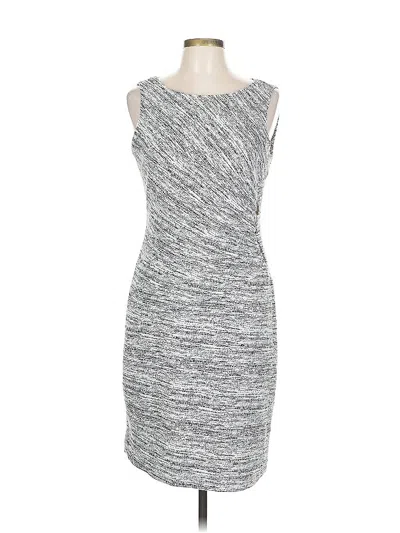 Pre-owned Ivanka Trump Cocktail Dress In Gray