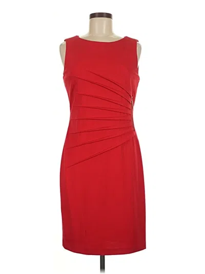 Pre-owned Ivanka Trump Cocktail Dress In Red