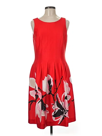 Pre-owned Ivanka Trump Cocktail Dress In Red