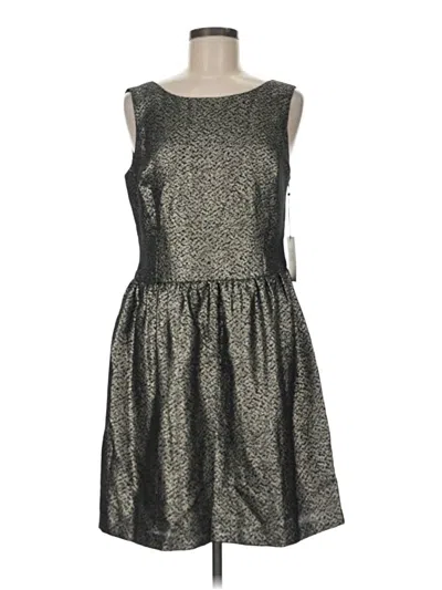 Pre-owned Ivanka Trump Cocktail Dress In Silver