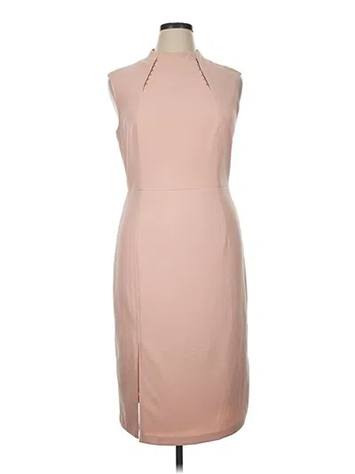 Pre-owned Ivanka Trump Cocktail Dress In Tan