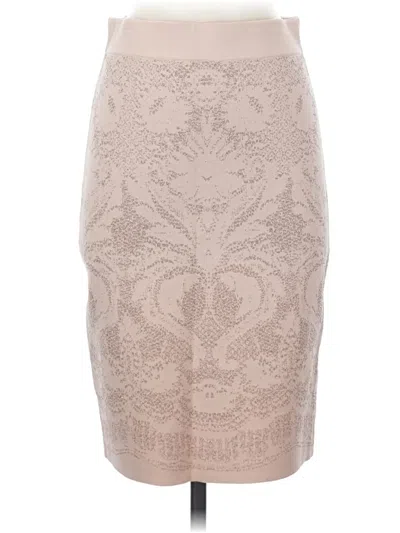 Pre-owned Ivanka Trump Formal Skirt In Tan