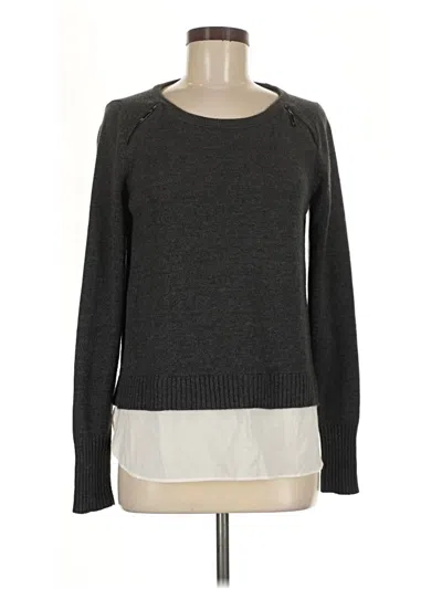 Pre-owned Ivanka Trump Pullover Sweater In Gray