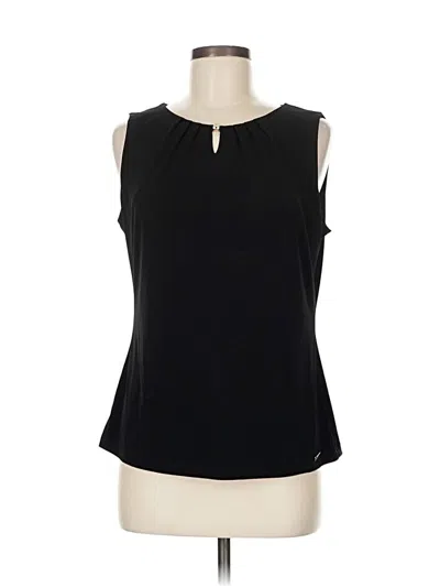 Pre-owned Ivanka Trump Sleeveless Blouse In Black