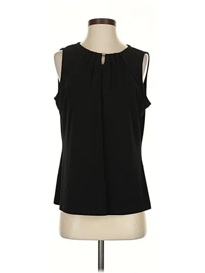 Pre-owned Ivanka Trump Sleeveless Blouse In Black