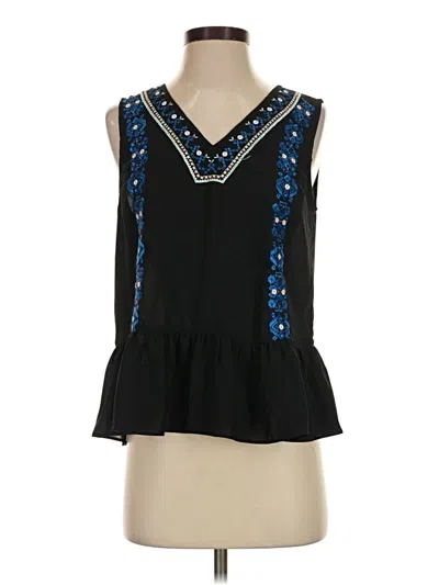 Pre-owned Ivanka Trump Sleeveless Blouse In Black