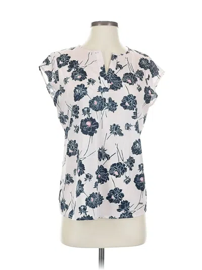 Pre-owned Ivanka Trump Sleeveless Blouse In Blue