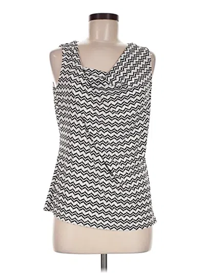 Pre-owned Ivanka Trump Tank Top Ivory Strapless Neckline Tops