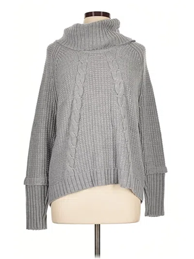 Pre-owned Ivanka Trump Turtleneck Sweater In Gray