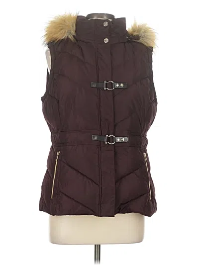 Pre-owned Ivanka Trump Vest In Burgundy