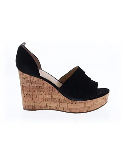 Pre-owned Ivanka Trump Wedges In Black