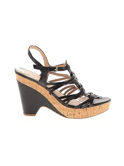 Pre-owned Ivanka Trump Wedges In Black