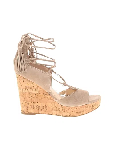 Pre-owned Ivanka Trump Wedges In Tan