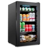 Ivation 101 Can Freestanding Beverage Refrigerator In Black
