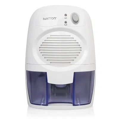 Ivation 1.06 Pint 100 Sq. Ft. Dehumidifier In White;blue