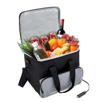 Ivation 20 Can Portable Electric Cooler Bag In Black