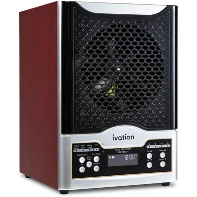 Ivation 5-in-1 Air Purifier And Ozone Generator With Hepa Filter In Black