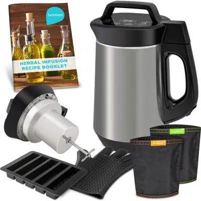 Ivation Herbal Infusion Machine, Essential Oil Extractor Making Butter, Oils & Tinctures, And More In Black