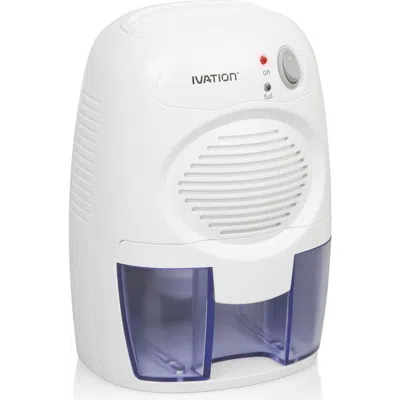 Ivation Powerful Small-size Thermo-electric Dehumidifier For Basement Or Small Rooms In White