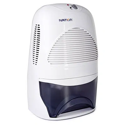 Ivation Thermo-electric 1.25 Pint 150 Sq. Ft. Dehumidifier In White;blue