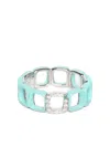 Ivi 18k Gold Plated Sterling Silver Toy Ring In Blue
