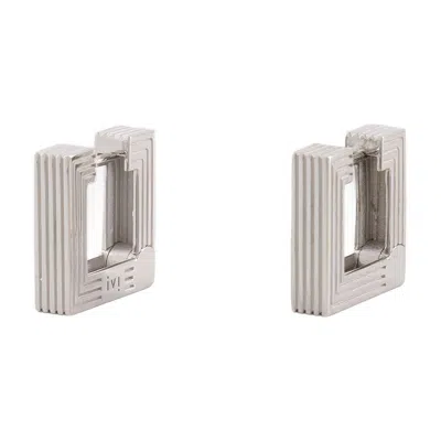 Ivi Aurelia Mini Rhodium-plated Mini Hoops